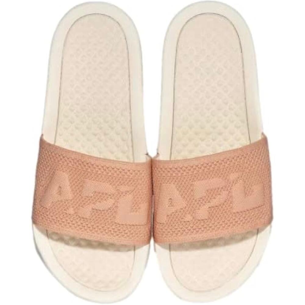 New APL techloom ivory blush slides sandals size 9